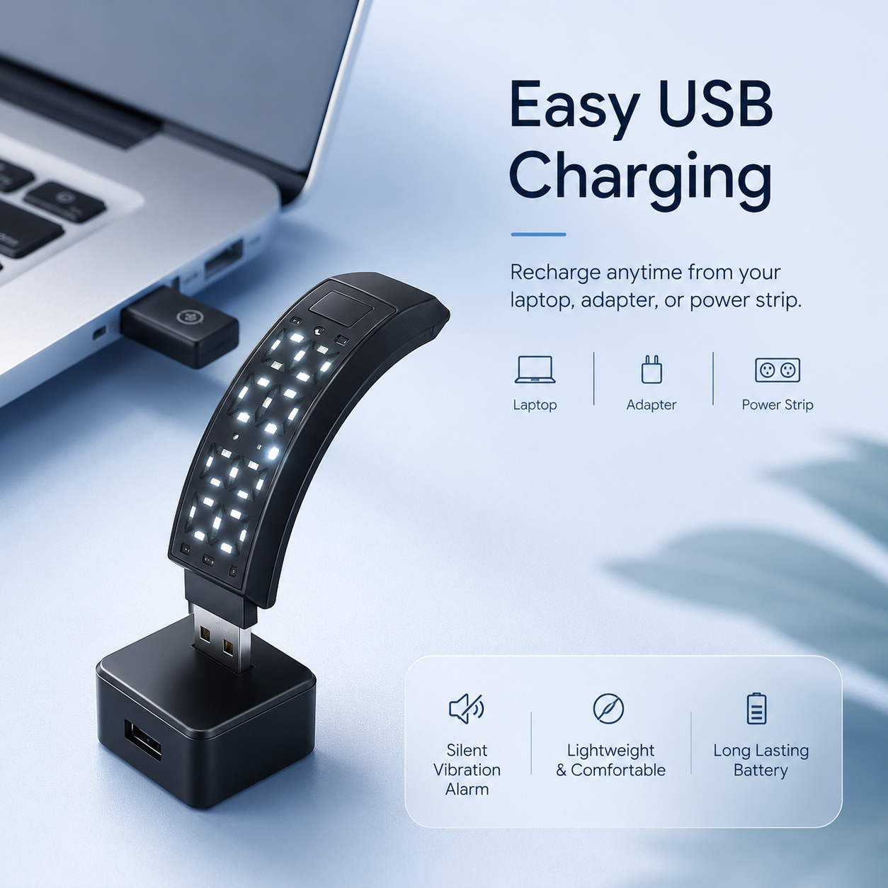 Silent Vibration Alarm Watch – Wake Up Quietly Without Disturbing Anyone