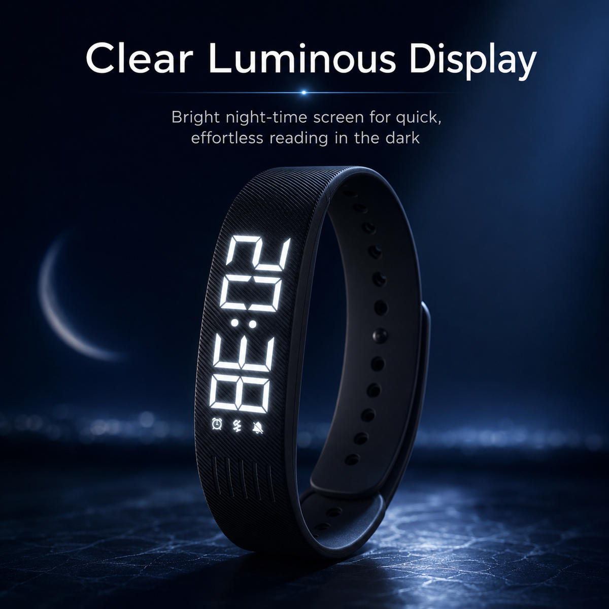 Silent Vibration Alarm Watch – Wake Up Quietly Without Disturbing Anyone