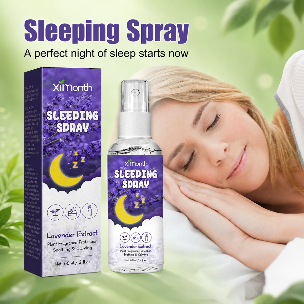 Lavender Sleep Spray – Faster Sleep
