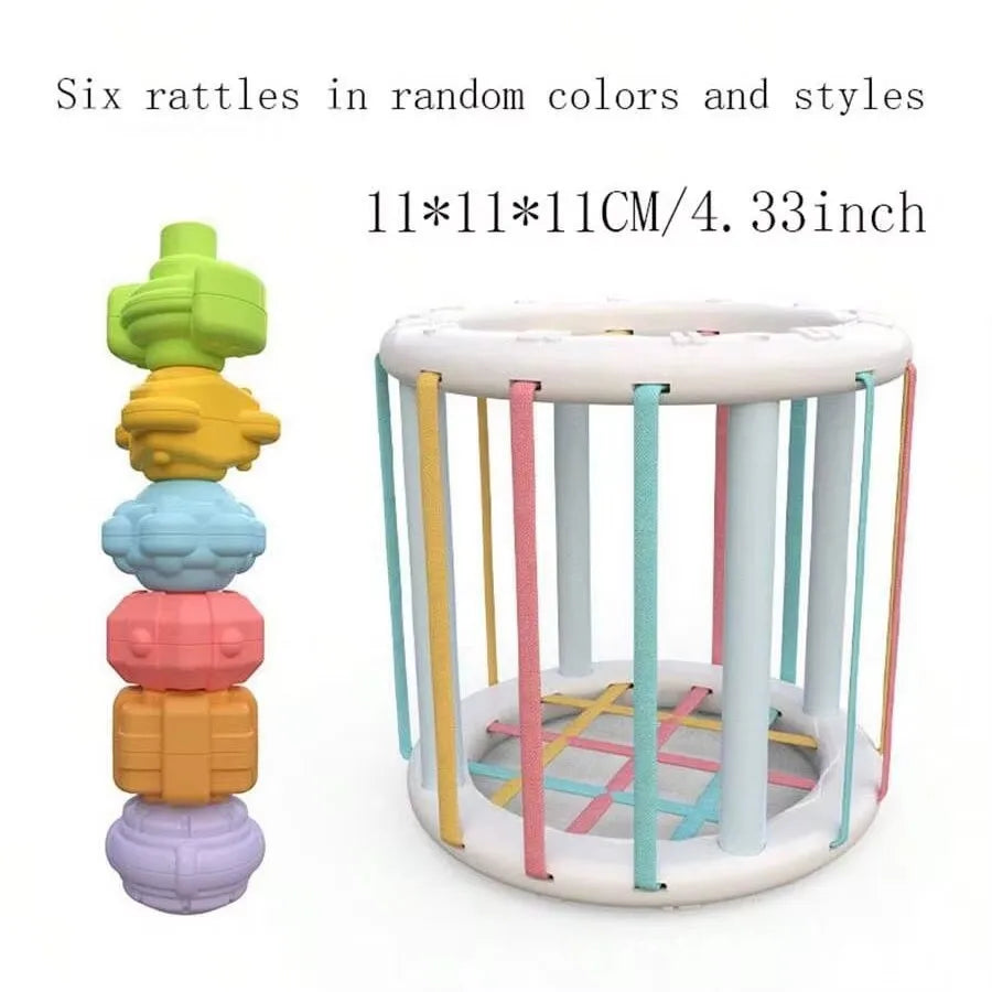 Baby Montessori Toy 2 Years Shape Sorter Toy Sensory Sorting Toys Motor Training Games Kids Educational Toys For Baby 1 -2 Years