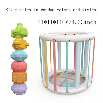 Baby Montessori Toy 2 Years Shape Sorter Toy Sensory Sorting Toys Motor Training Games Kids Educational Toys For Baby 1 -2 Years