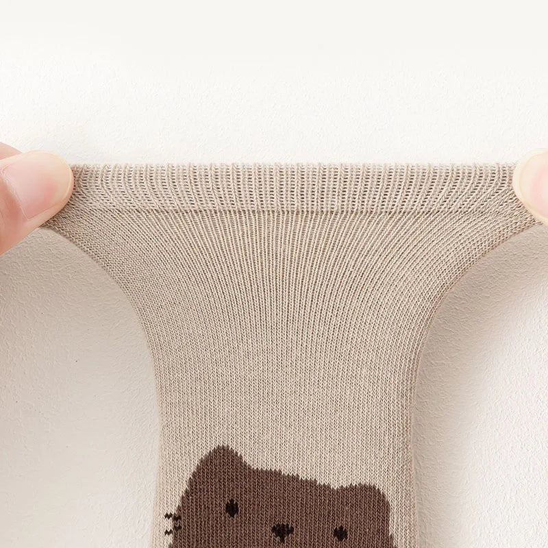 6 Pairs Kids Non-Slip Socks – Cute Cartoon Grip Socks for Toddlers