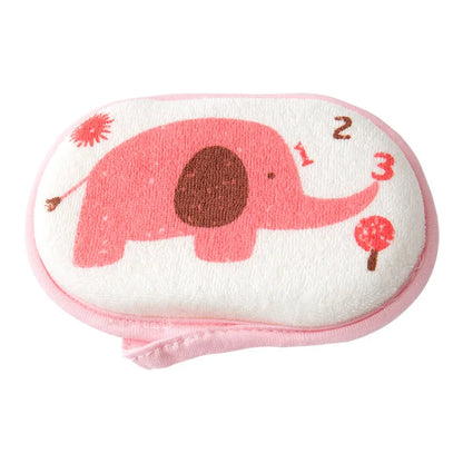 Cute Kids Baby Cotton Shower Bath Sponge Rub Cartoon elephant Body Wash Towel Infant Toddle Newborn Bath Brushes Soft Sponge