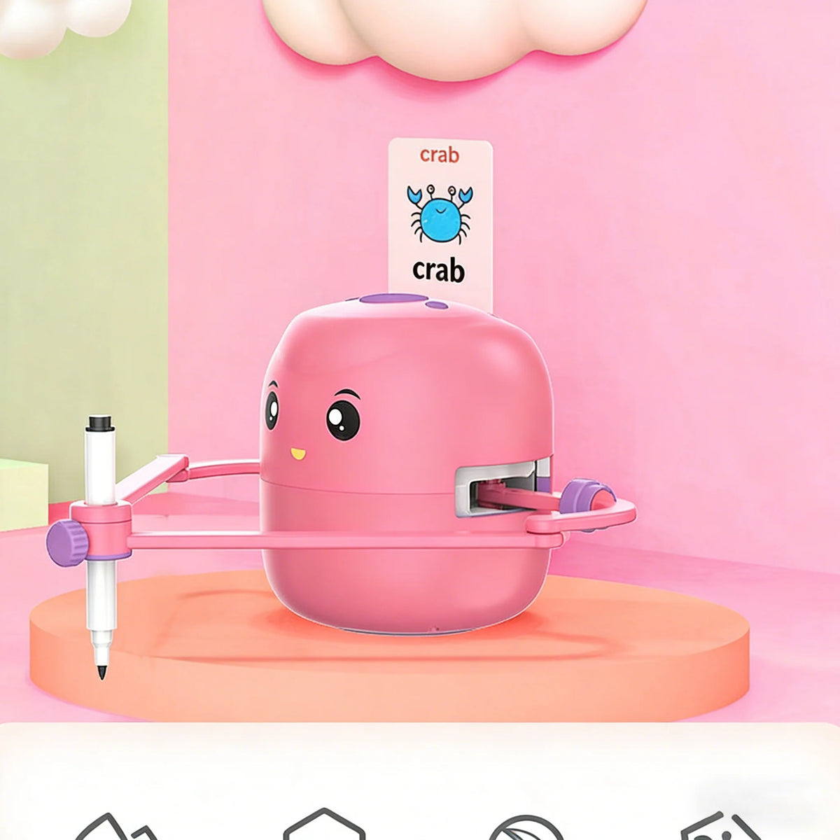 Smart Drawing Robot Automatic Robot Drawing Machine Early Educational Interactive Art Enlightenment for Children