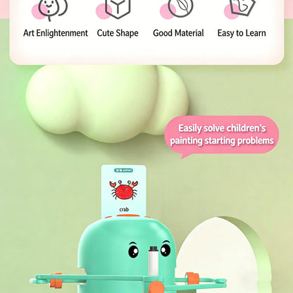 Smart Drawing Robot Automatic Robot Drawing Machine Early Educational Interactive Art Enlightenment for Children