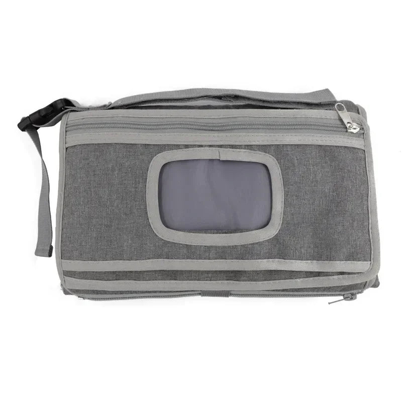 Portable Diaper Changing Pad Portable Baby Changing Pad with Pockets Waterproof Travel Diaper Changing Station Kit Baby Gifts