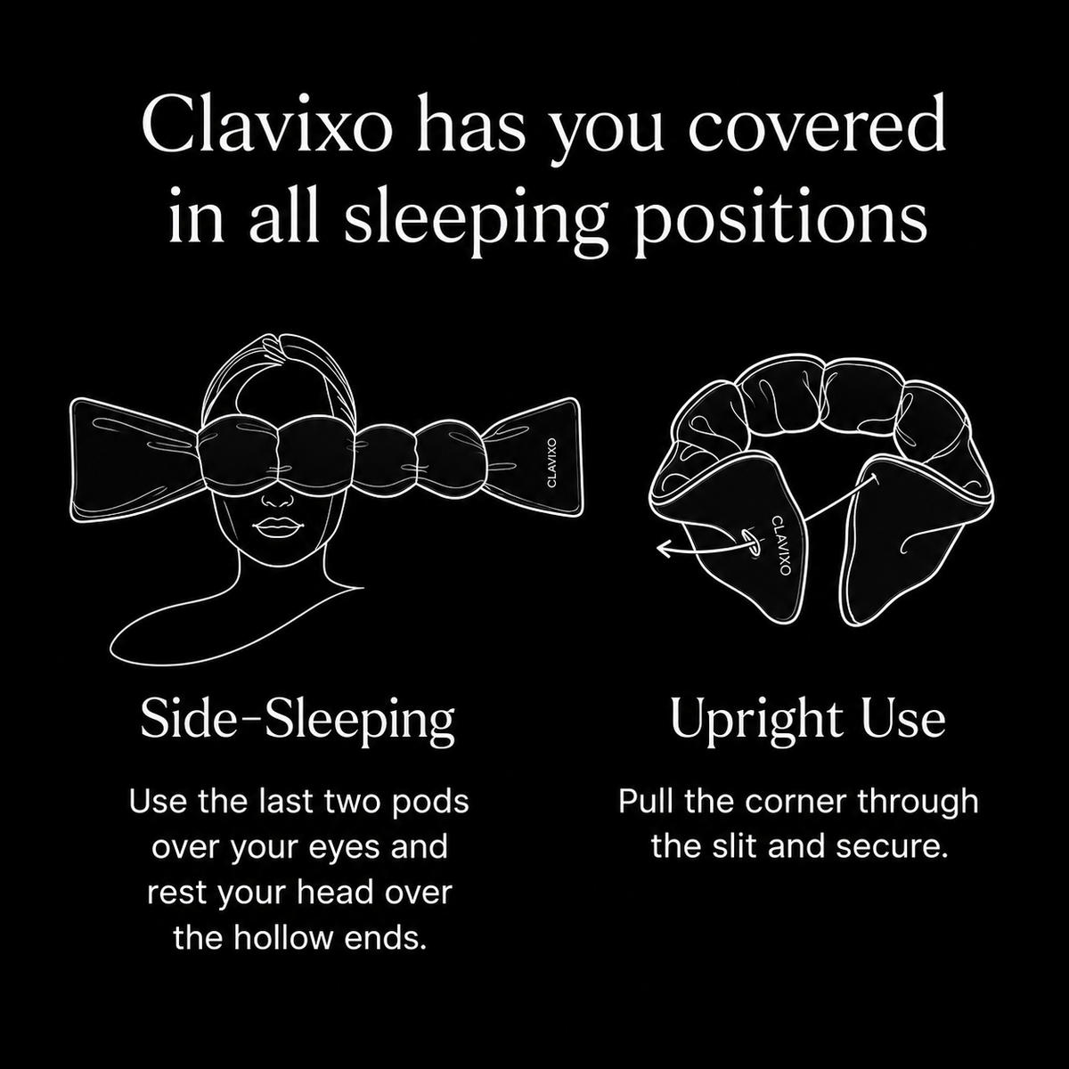 Clavixo - Gentle Pressure Sleep Mask